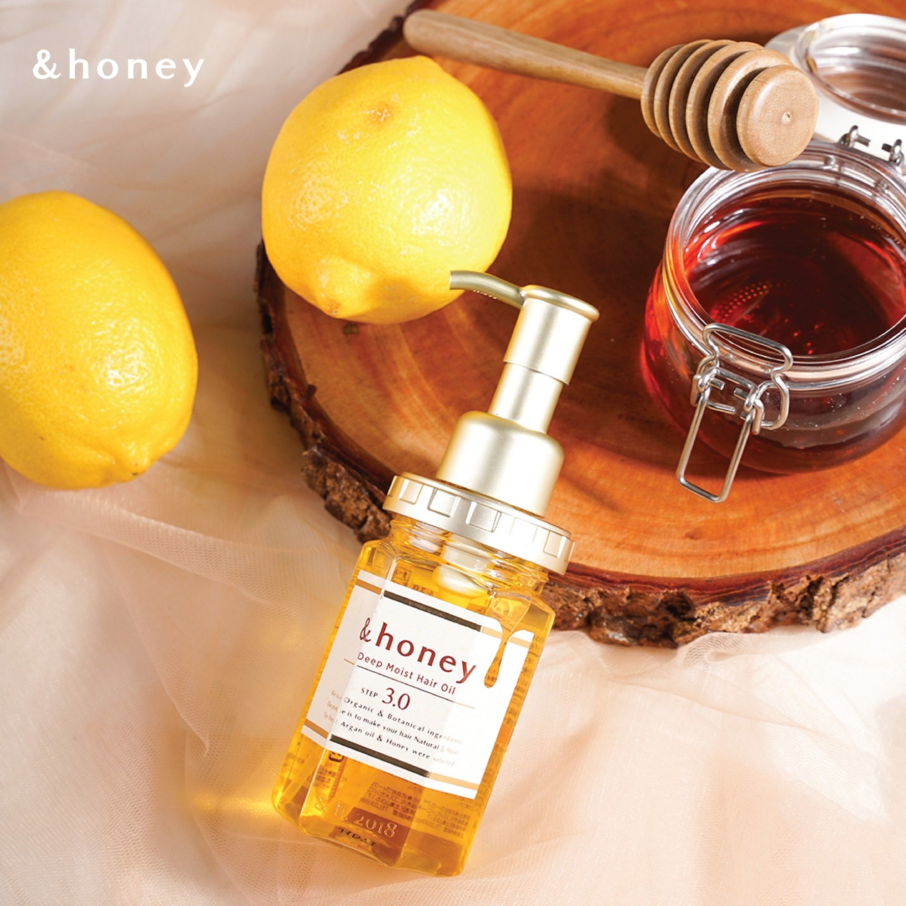 زيت الشعر ViCREA &amp; Honey Deep Moist الخطوة 3.0 100 مل (اليابان)