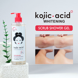 Guanjing Beauty Fade Melanin Kojic Acid Scrub Shower Gel - 500ml