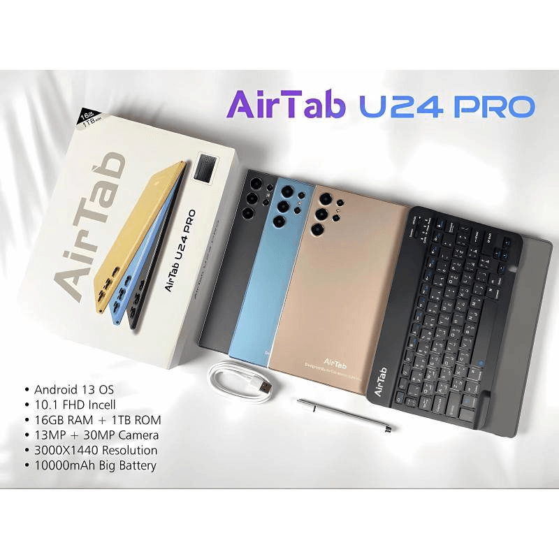 تابلت اير تاب 16 جيجا رام + 1 تيرا بايت روم - U24 PRO