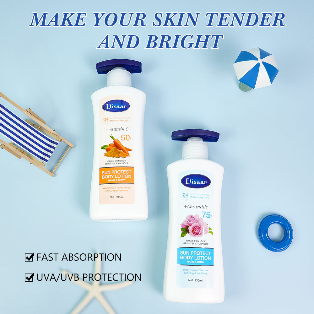 Disaar Ceramide SPF75 Sun Protect Body Lotion - 330ml