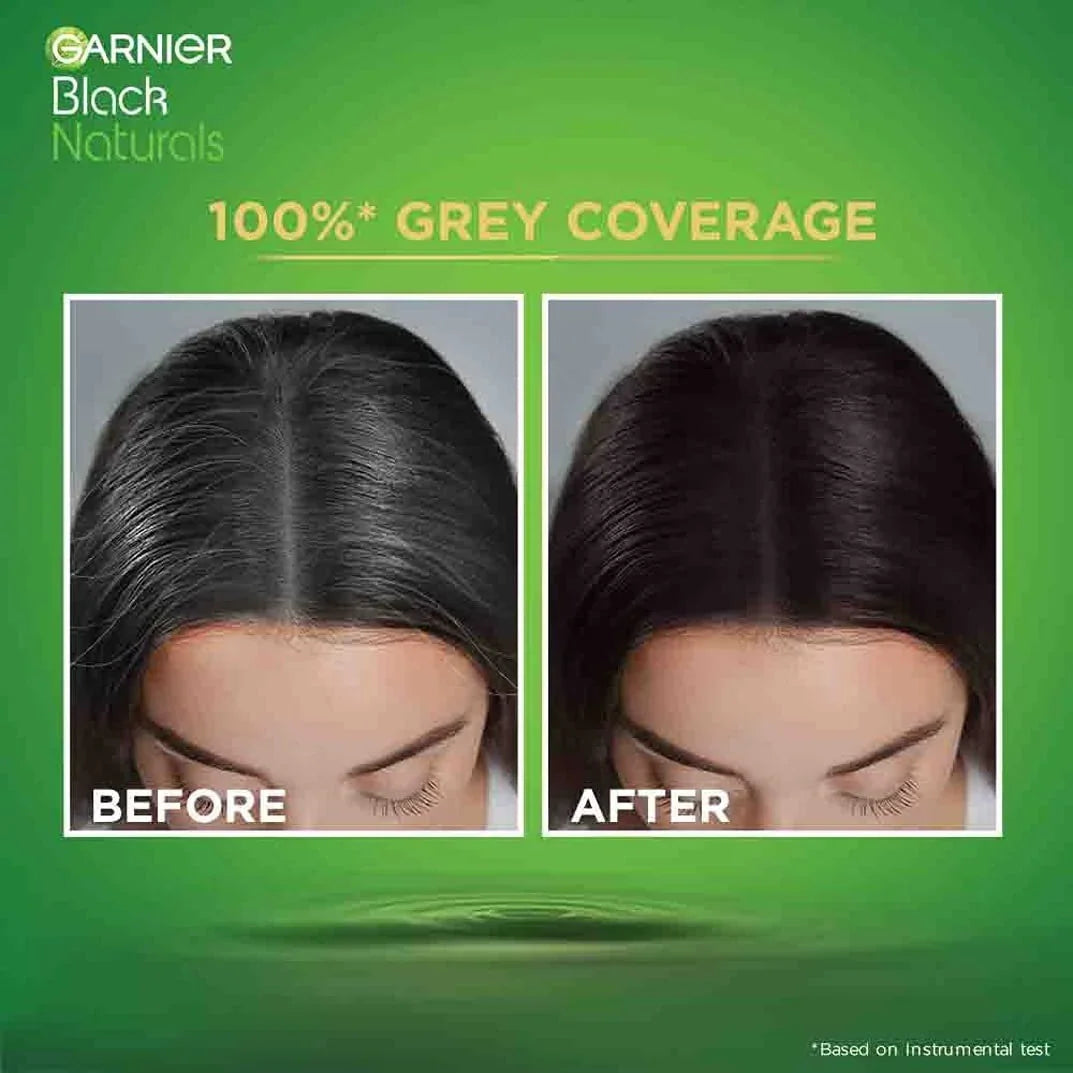 Garnier Black Naturals Hair Color Shade 4.0 Natural Brown - 20ml+20g