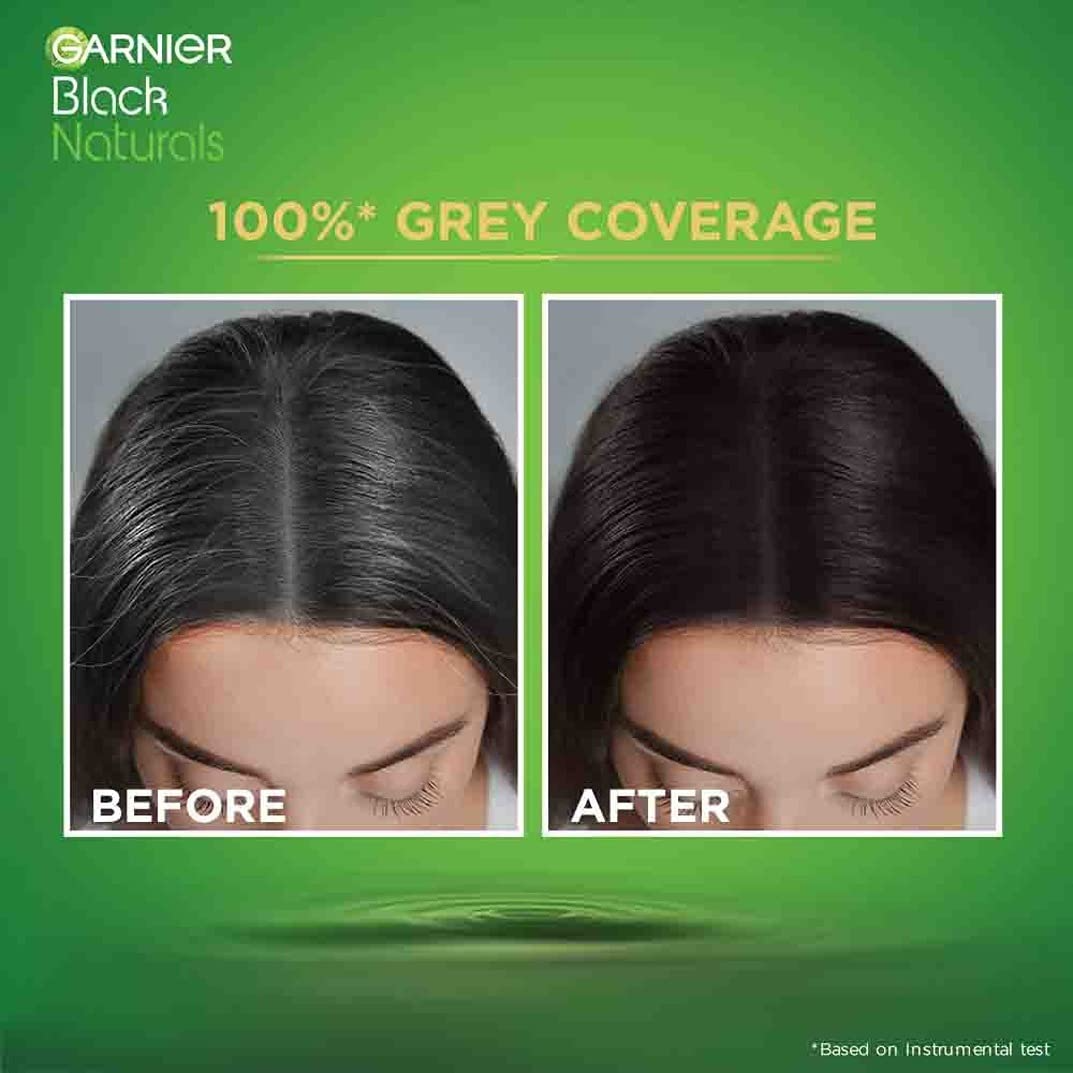 Garnier Black Naturals Hair Color Shade 4.0 Natural Brown - 20ml+20g