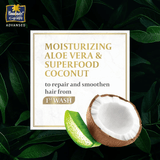 Parachute Advansed Coconut & Aloe Vera Smooth Silky Shampoo - 340ml