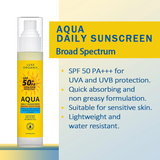 Luxe Organix Aqua Daily Sunscreen SPF 50+ PA+++ - 50ml
