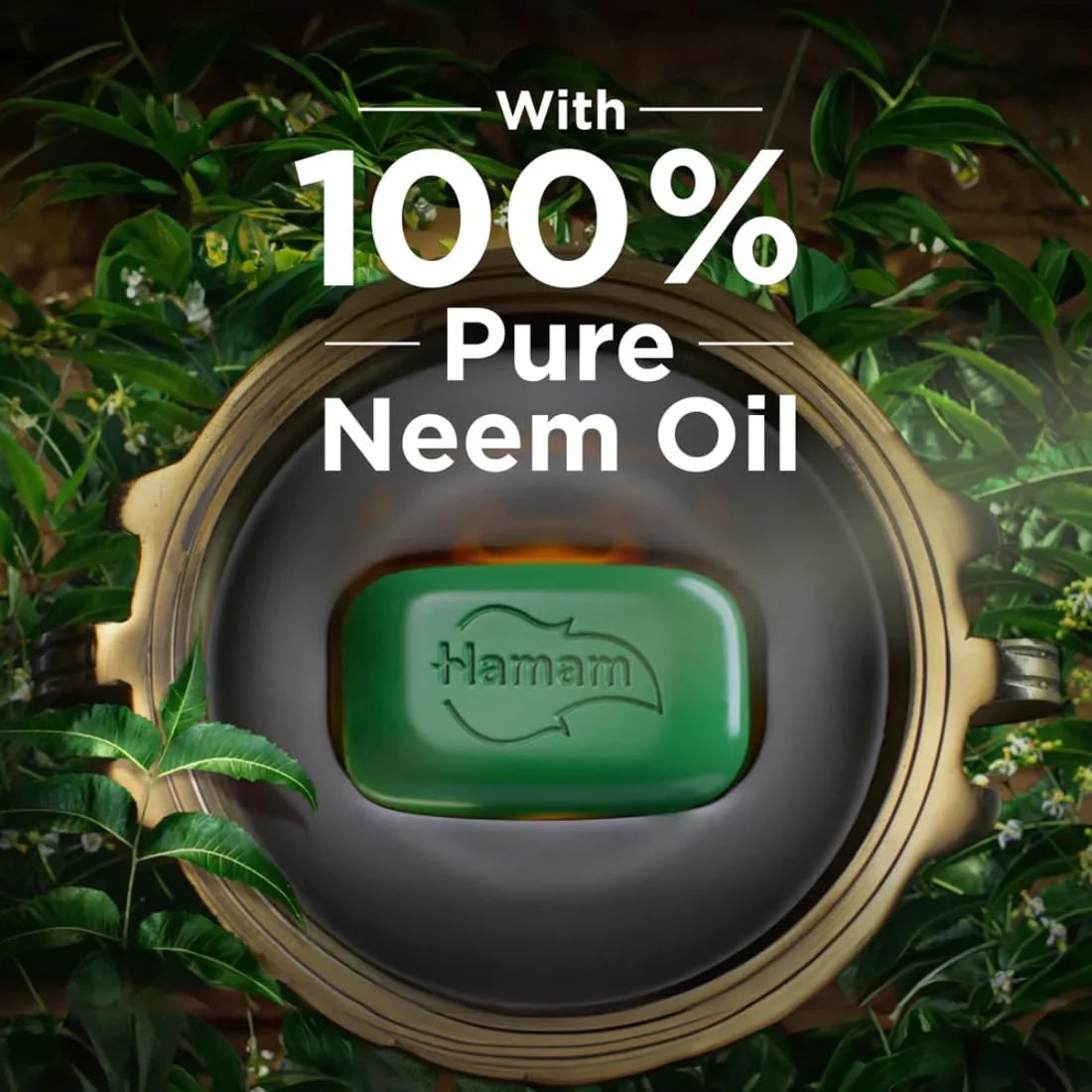 Hamam 100% Pure Neem Oil Soap Bar - 150g