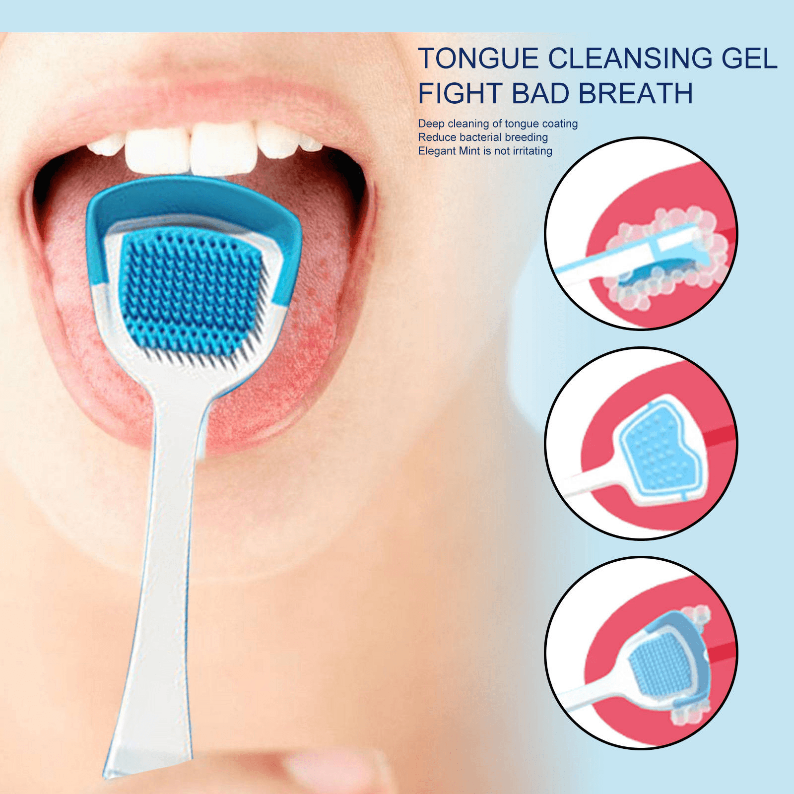 EELHOE Tongue Cleansing Gel Keeps Fresh Breath - 50g