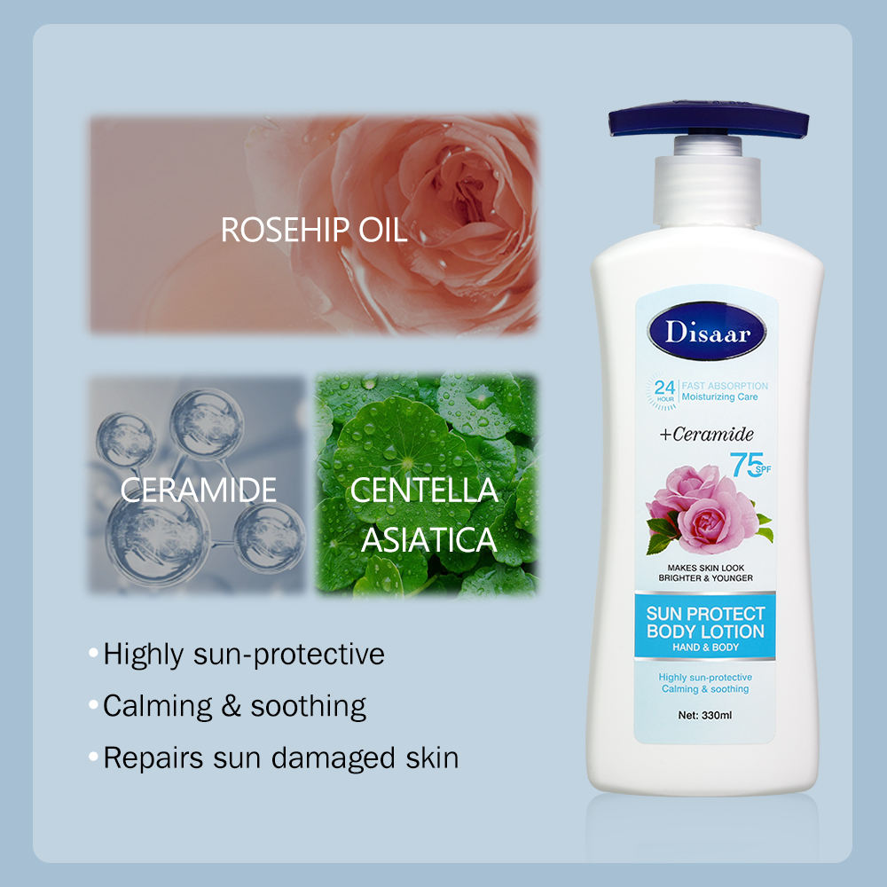 Disaar Ceramide SPF75 Sun Protect Body Lotion - 330ml