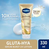 Vaseline Gluta-Hya Serum Burst UV Lotion Flawless Glow - 330ml