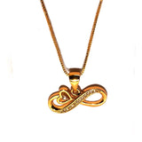 Unique Design Golden Stainless Steel Necklace with pendant - FJ4219