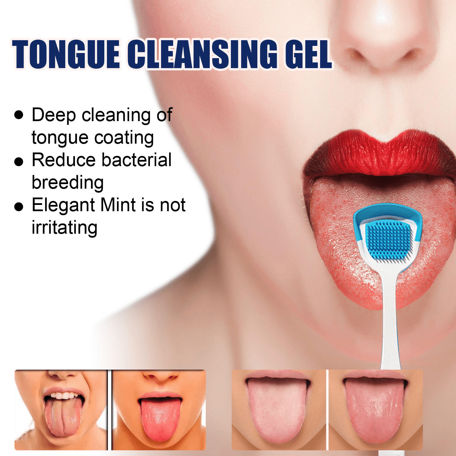 EELHOE Tongue Cleansing Gel Keeps Fresh Breath - 50g