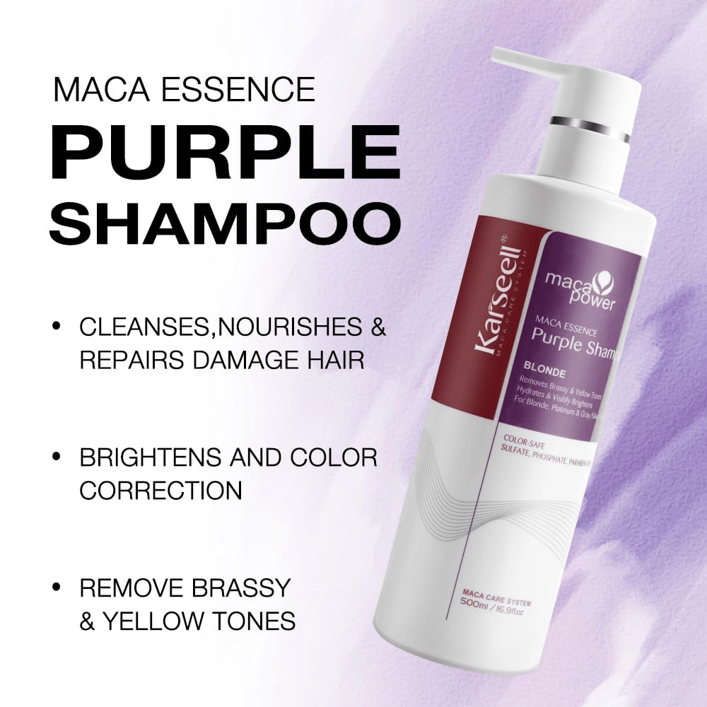 Karseell Maca Power Purple Shampoo - 500ml