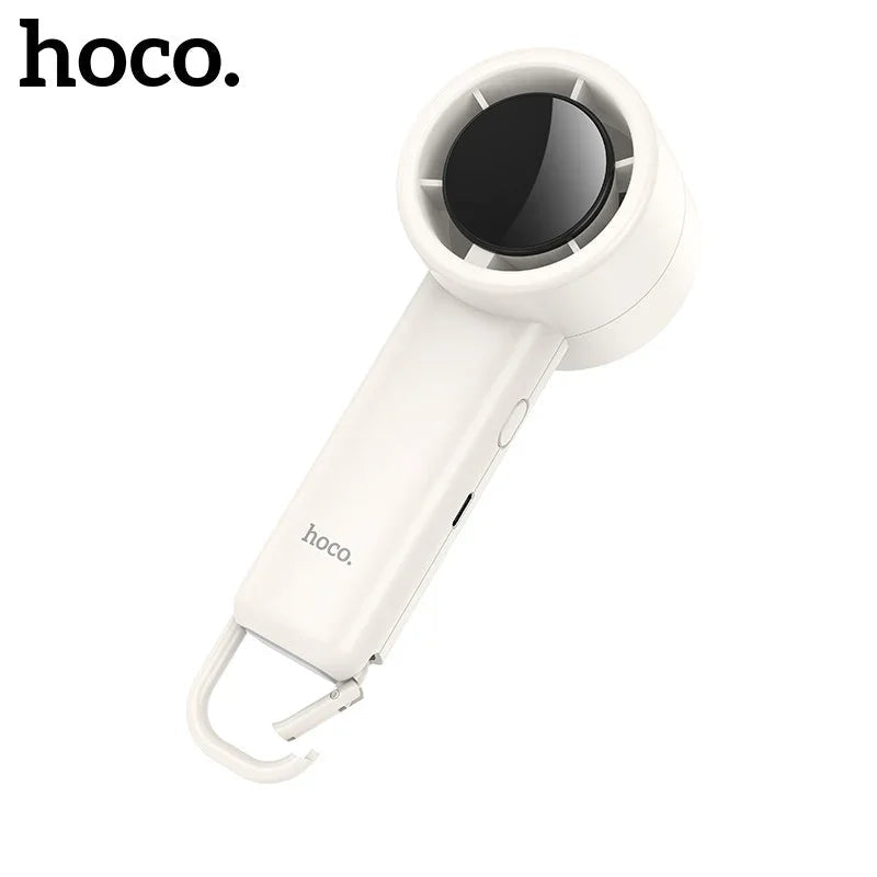 Hoco Portable Handheld Fan With LED Display - HX63 – Moon Kuwait