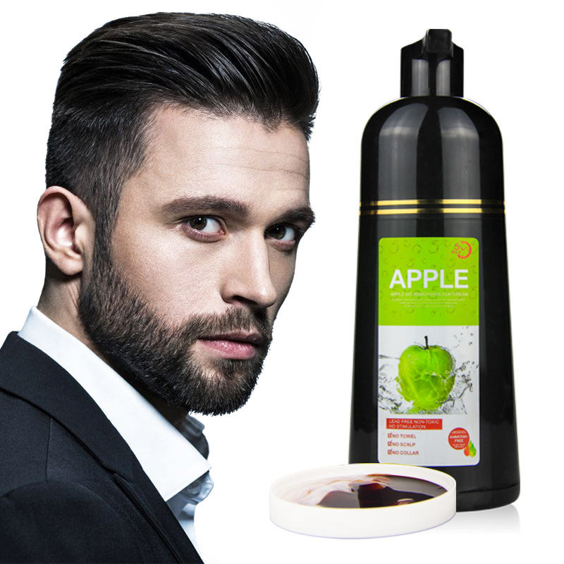 Apple Black Hair Color Cream Ammonia Free - 500ml