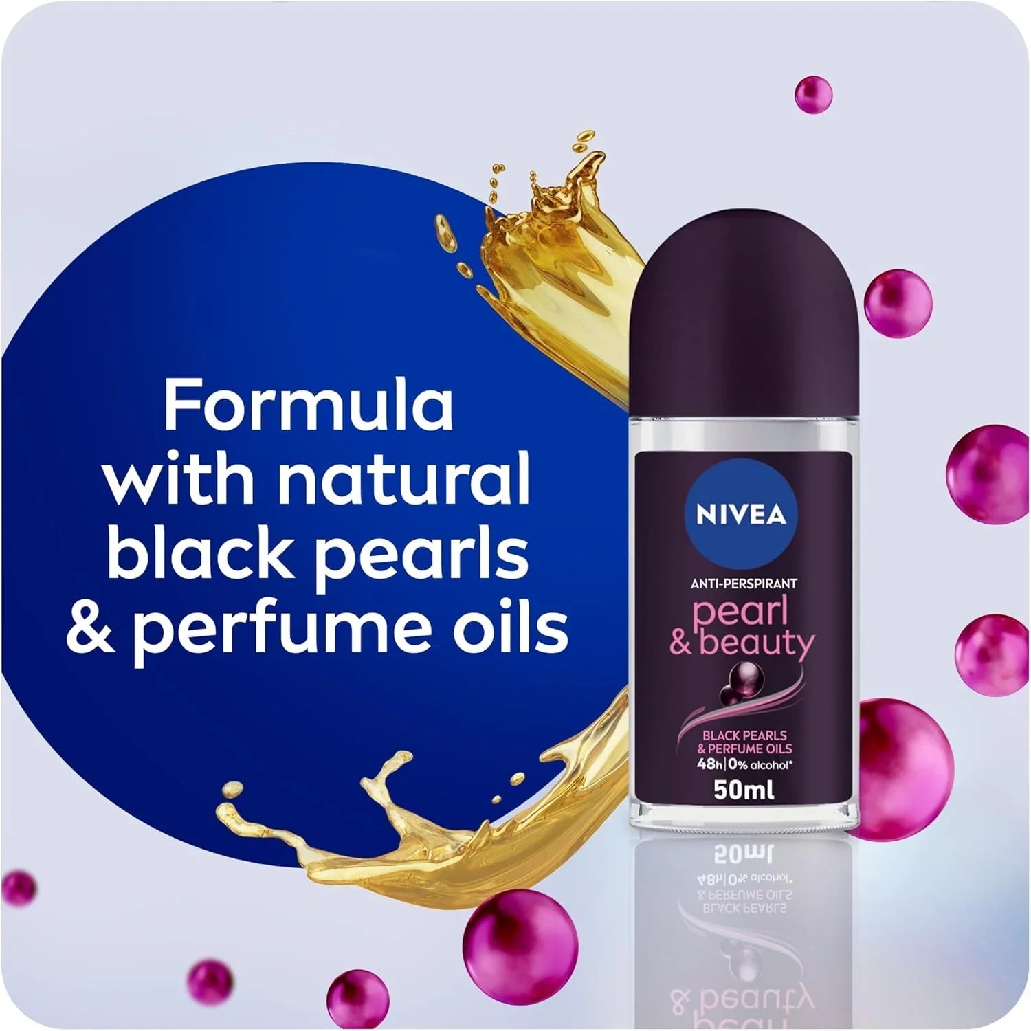 Nivea Pearl & Beauty Deodorant Roll-On - 50ml