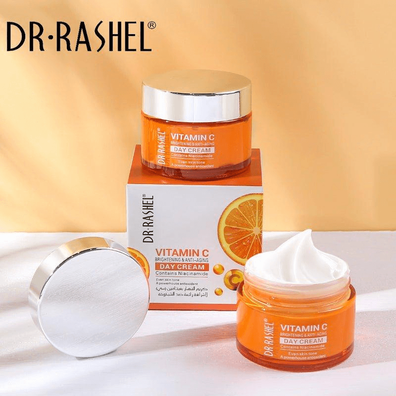 Dr.Rashel Vitamin C Brightening & Anti-Aging Day + Night Cream - 50g×2Pcs (Offer)