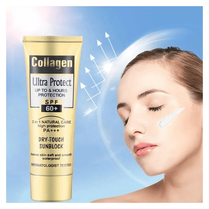 Collagen Sun Protecting Skin Lightening Sun Cream - 100ml