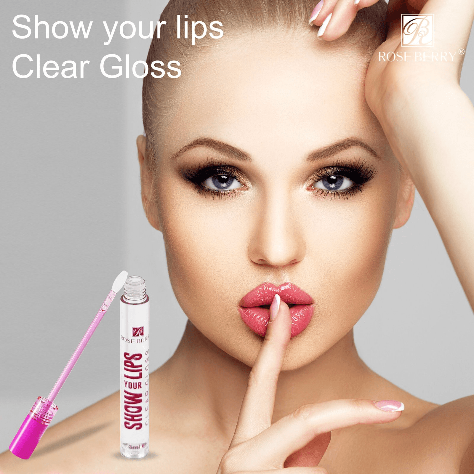 Rose Berry Show Your Lips Clear Gloss - 3ml