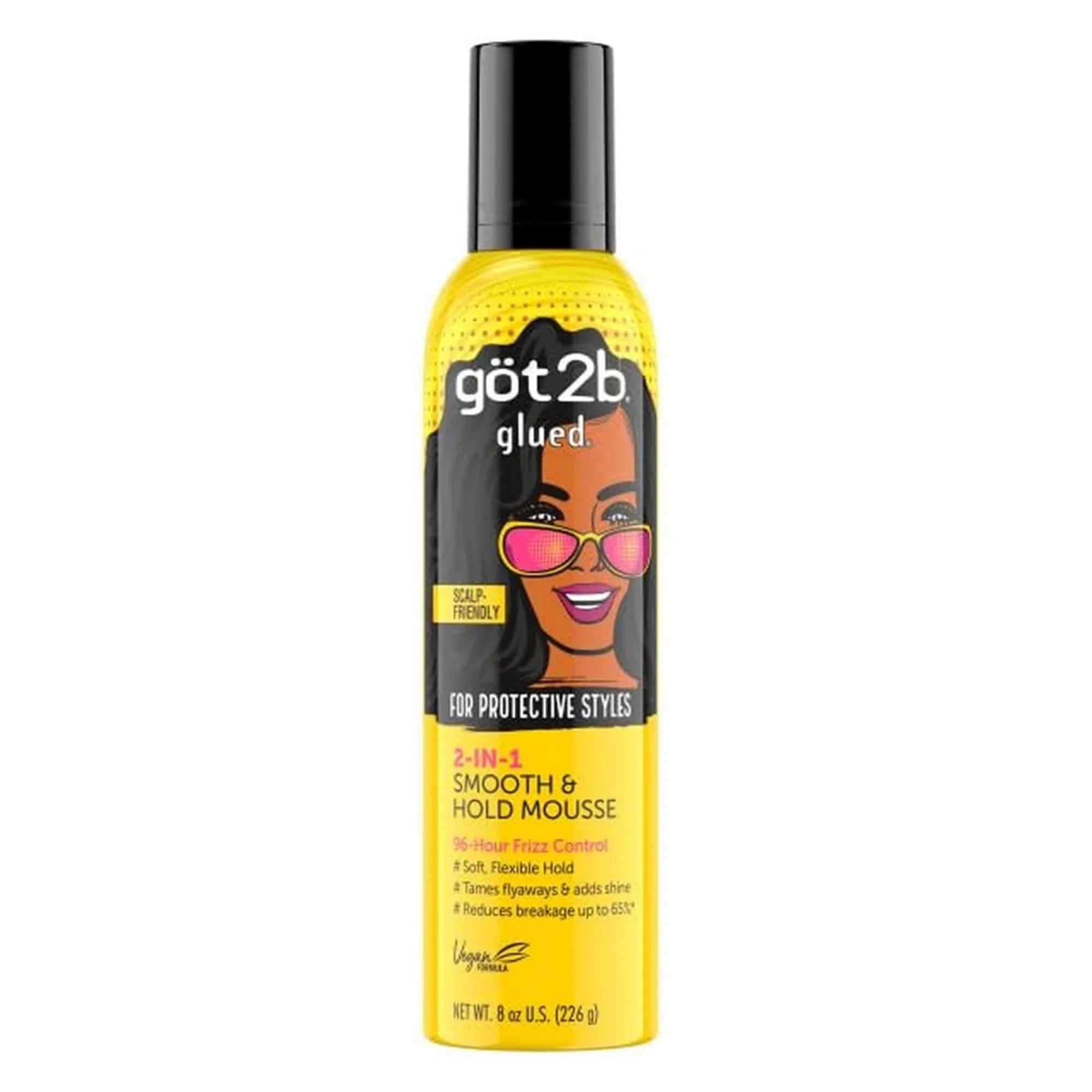 Got2b Glued 2 In 1 Smooth & Hold Mousse - 226g