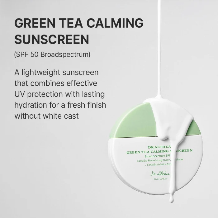 Dr.Althea Green Tea Fresh Sunscreen SPF50 PA++++ - 50ml (New Packing)