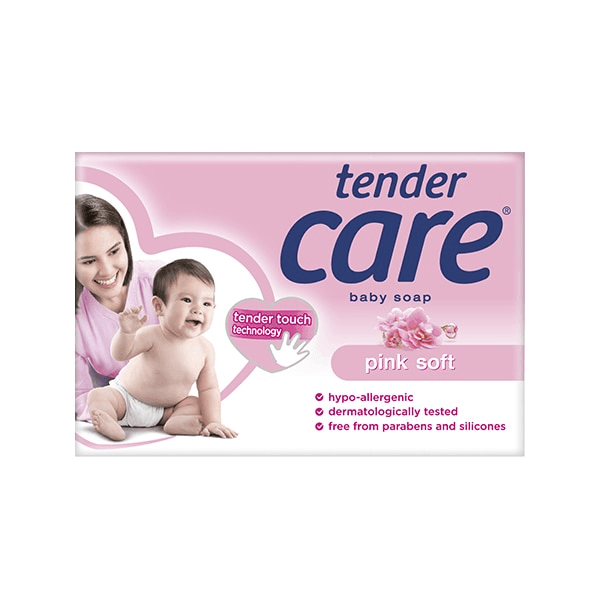 Tender Care Pink Soft Baby Soap - 115g × 3 Pcs