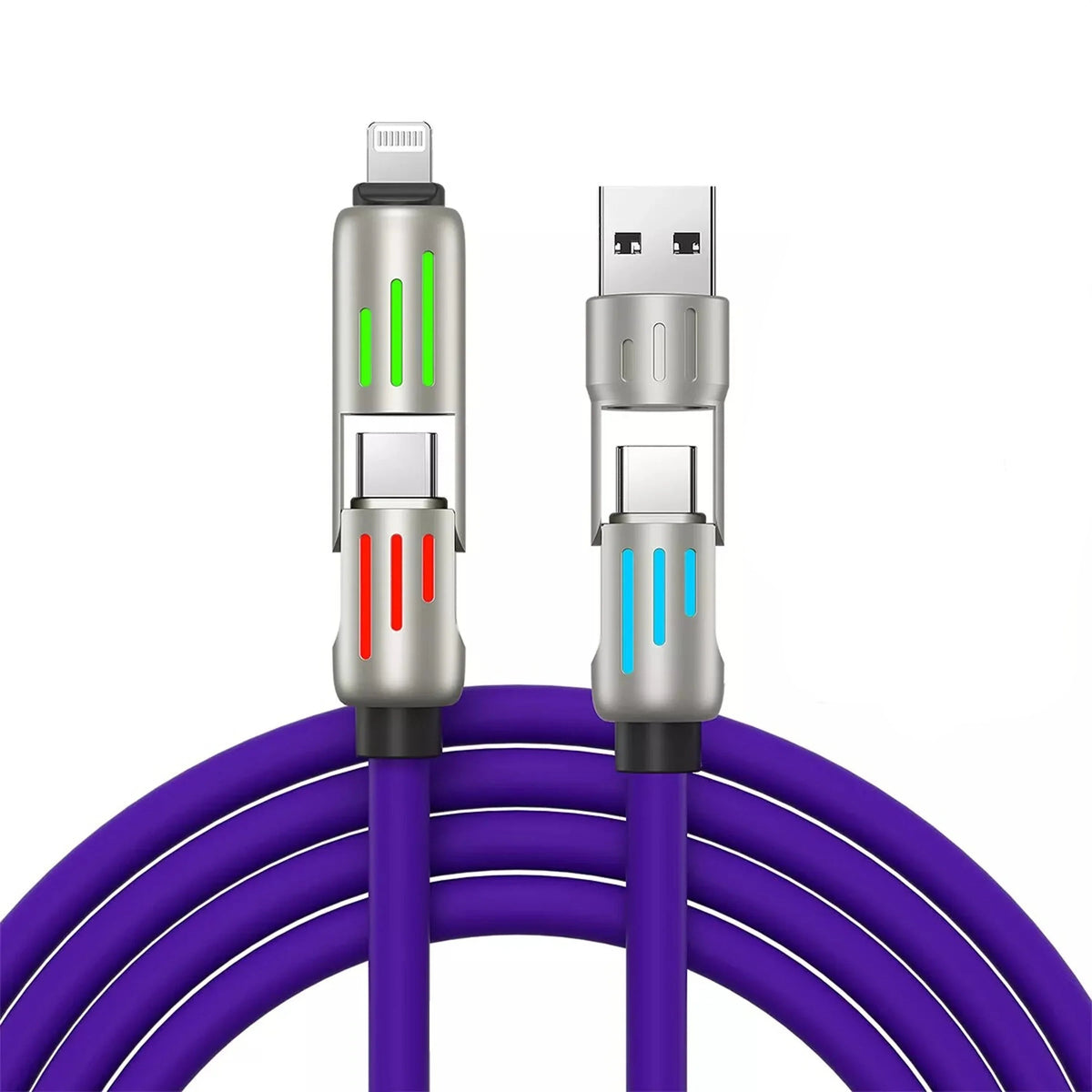Multi Charging 240W 4 in 1 Fast Charging Cable