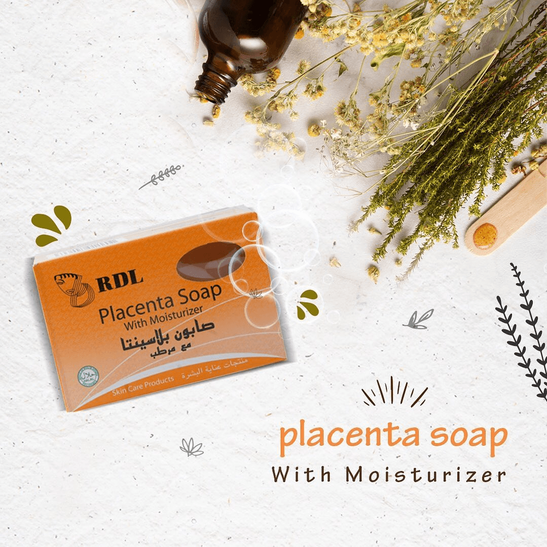 RDL Placenta Soap With Moisturizer For Body - 150g