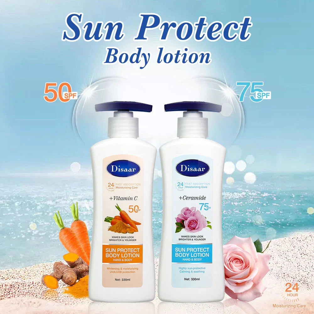 Disaar Vitamin C SPF50 Sun Protect Body Lotion - 330ml