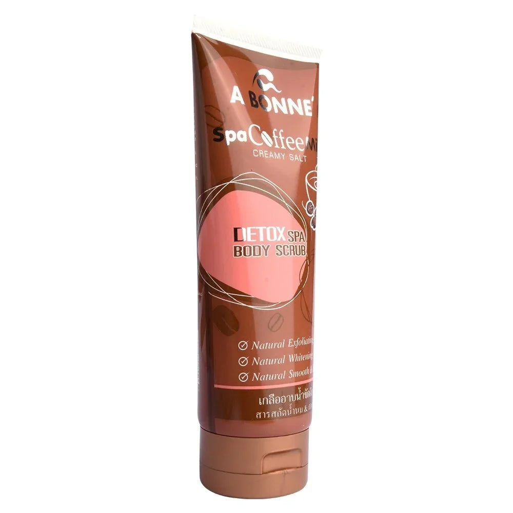 A Bonne Spa Coffee Milk Creamy Salt Detox Body Scrub - 350g