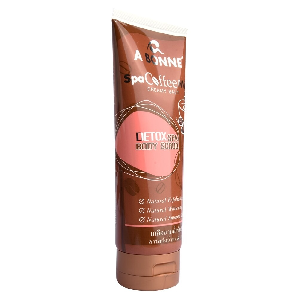 A Bonne Spa Coffee Milk Creamy Salt Detox Body Scrub - 350g