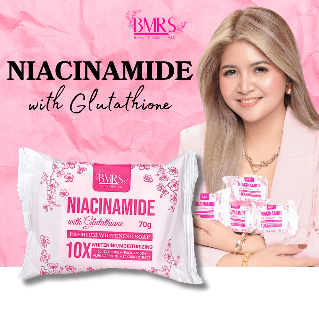 BMRS Niacinamide Soap 10x Brightening With Glutathione - 70g Moon Kuwait BMRS Niacinamide Soap 10x Brightening With Glutathione - 70g Moon Kuwait