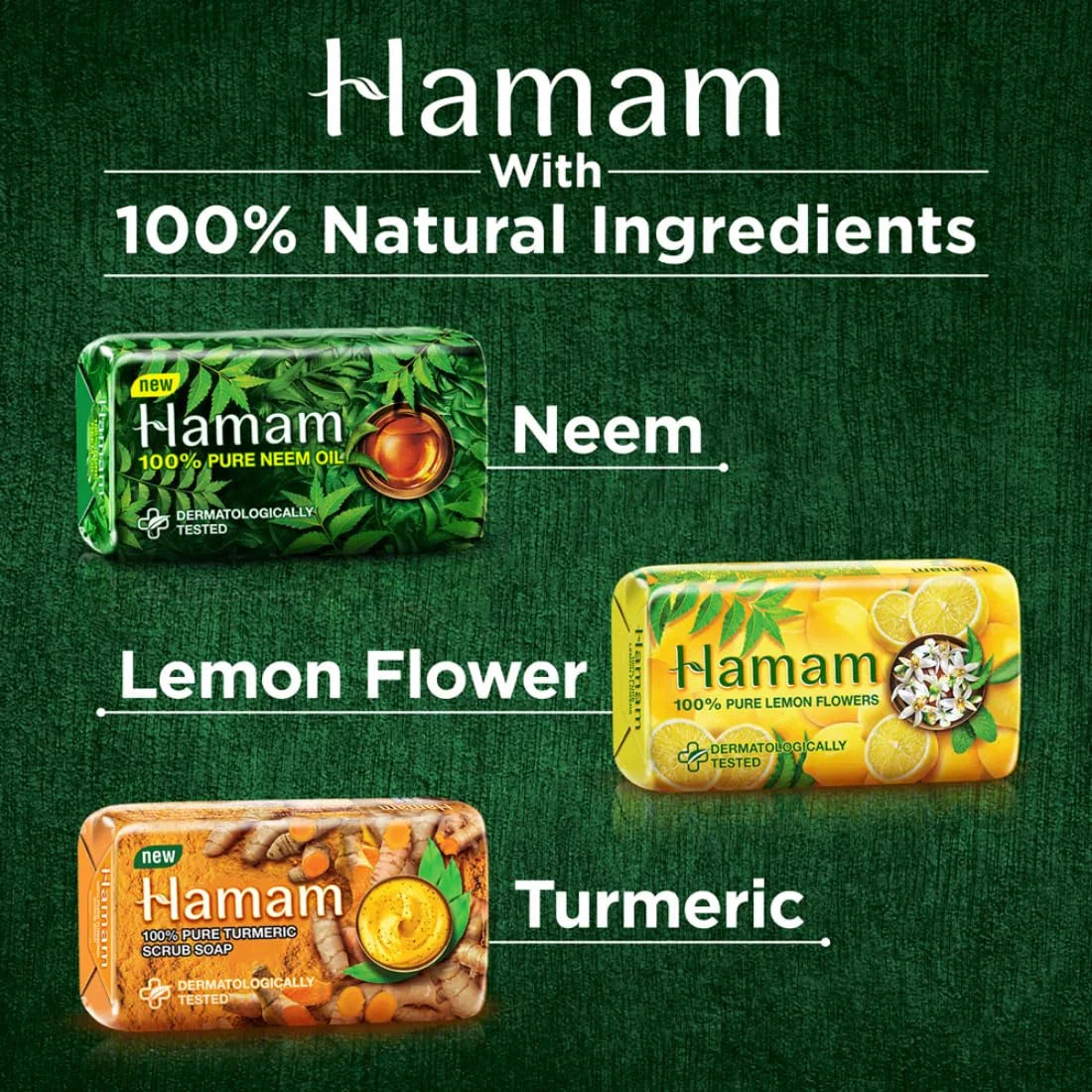 Hamam 100% Pure Neem Oil Soap Bar - 150g