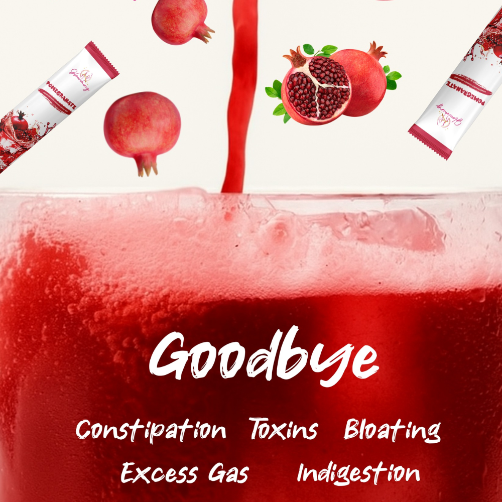 Glowming Pomegranate Powder Drink Mix - 10 Sachets x 20g