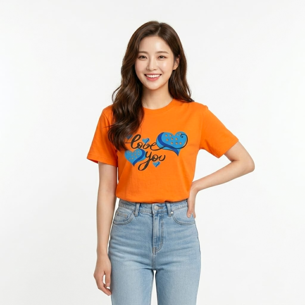 Fashion Text Printed Comfortable Women's T-Shirt #1029