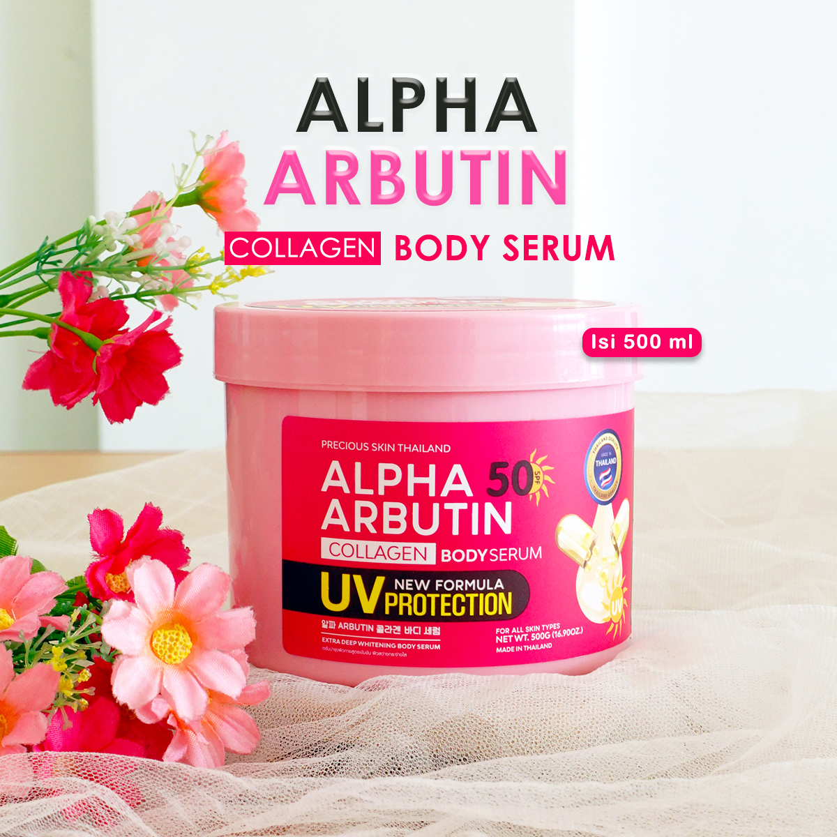 Precious Skin Alpha Arbutin Collagen Body Serum SPF50 - 500g