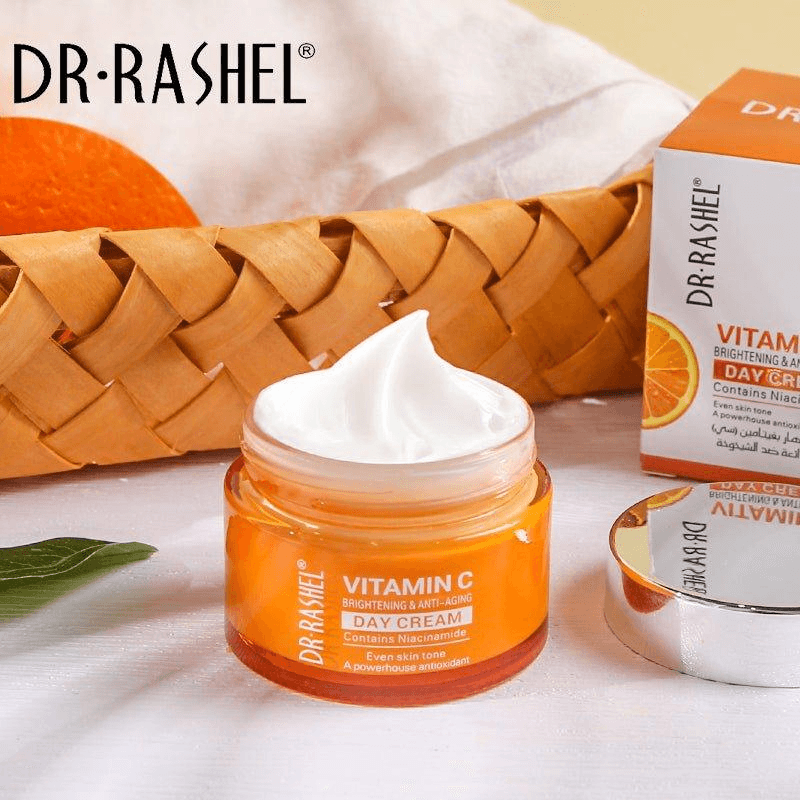 Dr.Rashel Vitamin C Brightening & Anti-Aging Day + Night Cream - 50g×2Pcs (Offer)