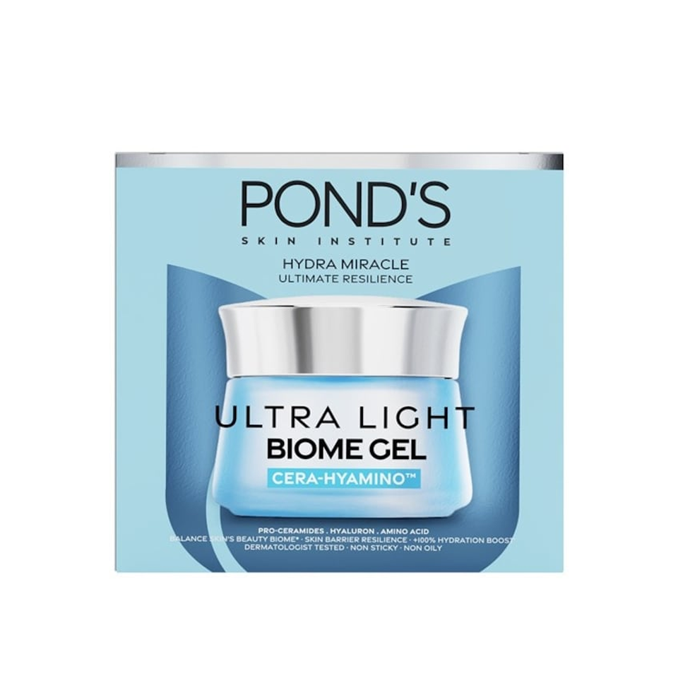 Pond's Hydra Miracle Ultra Light Biome Moisturizer Gel - 50g