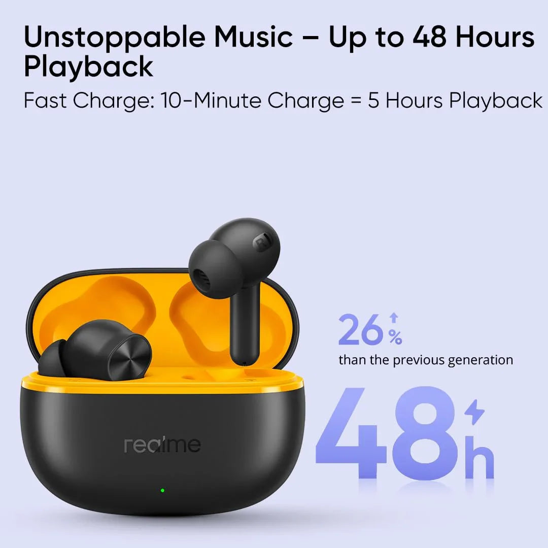 Realme T200 Lite True Wireless Earbuds Original