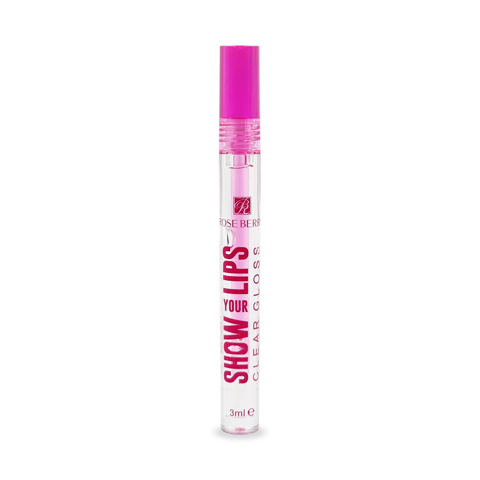 Rose Berry Show Your Lips Clear Gloss - 3ml