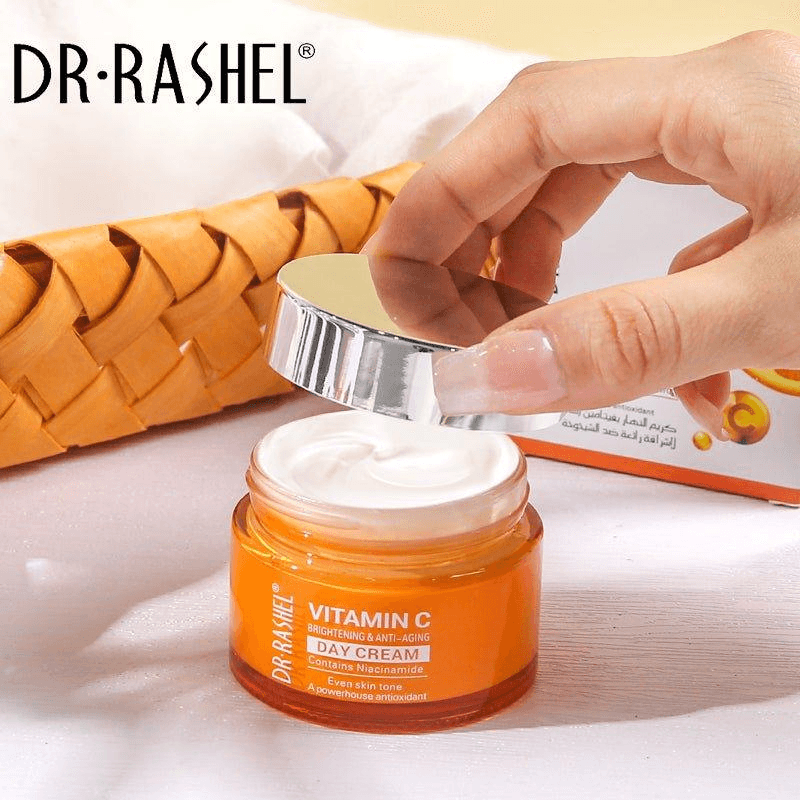 Dr.Rashel Vitamin C Brightening & Anti-Aging Day + Night Cream - 50g×2Pcs (Offer)