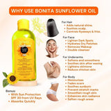 Bonita Sunflower Collagen Firming Body Oil SPF30 - 100ml
