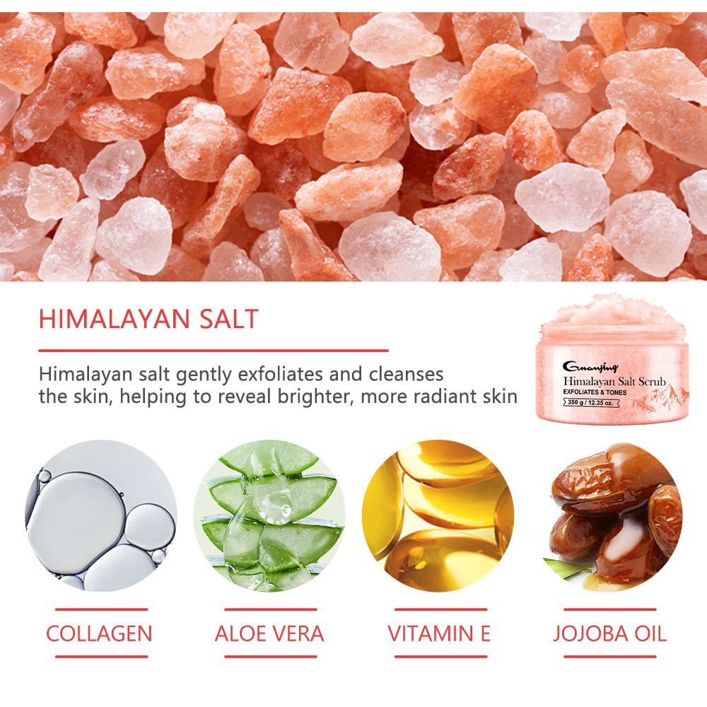 Guanjing Moisturizing Himalayan Salt Scrub - 350g
