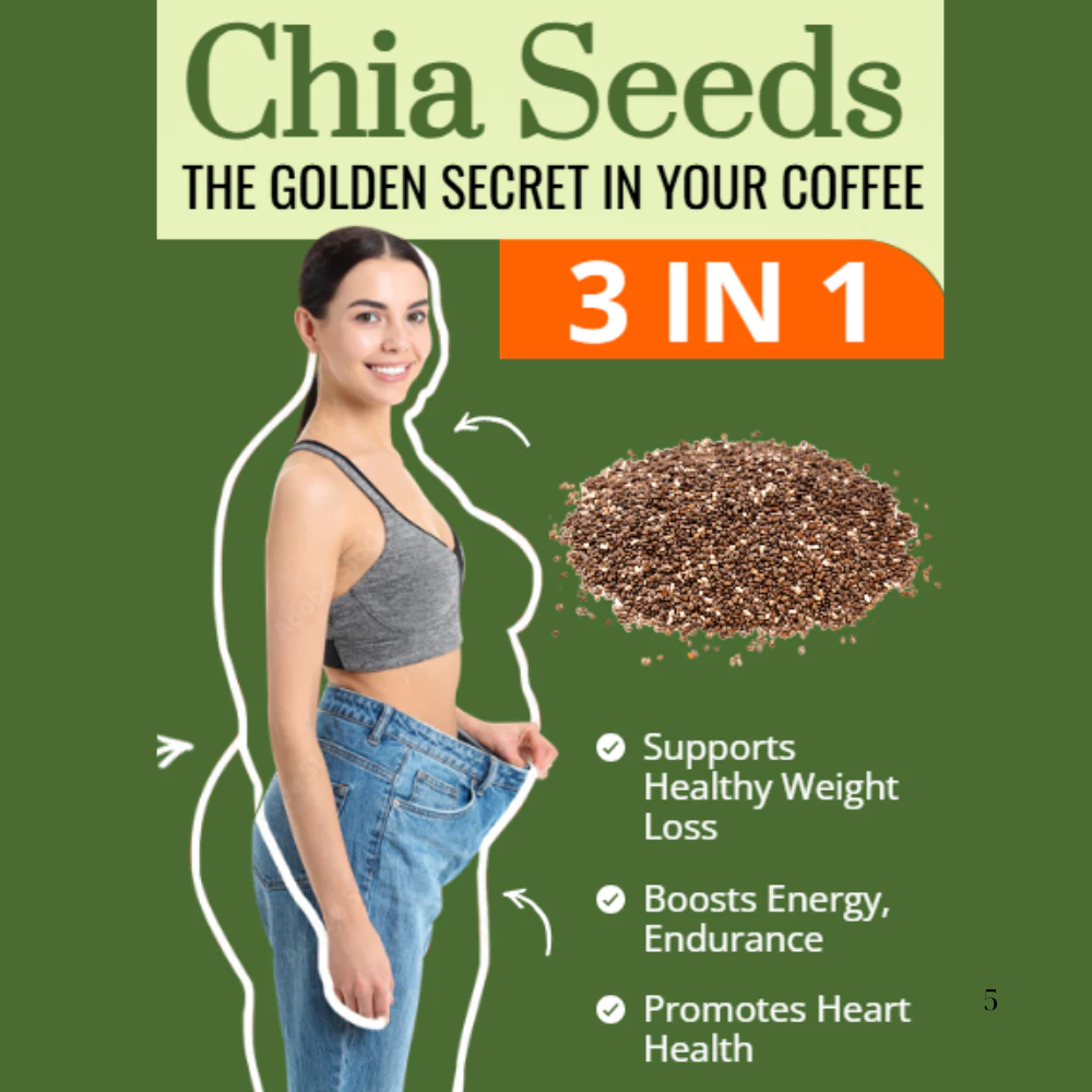 Fitgum Collagen Chia Coffee Mix - 12g x 10 Sachets