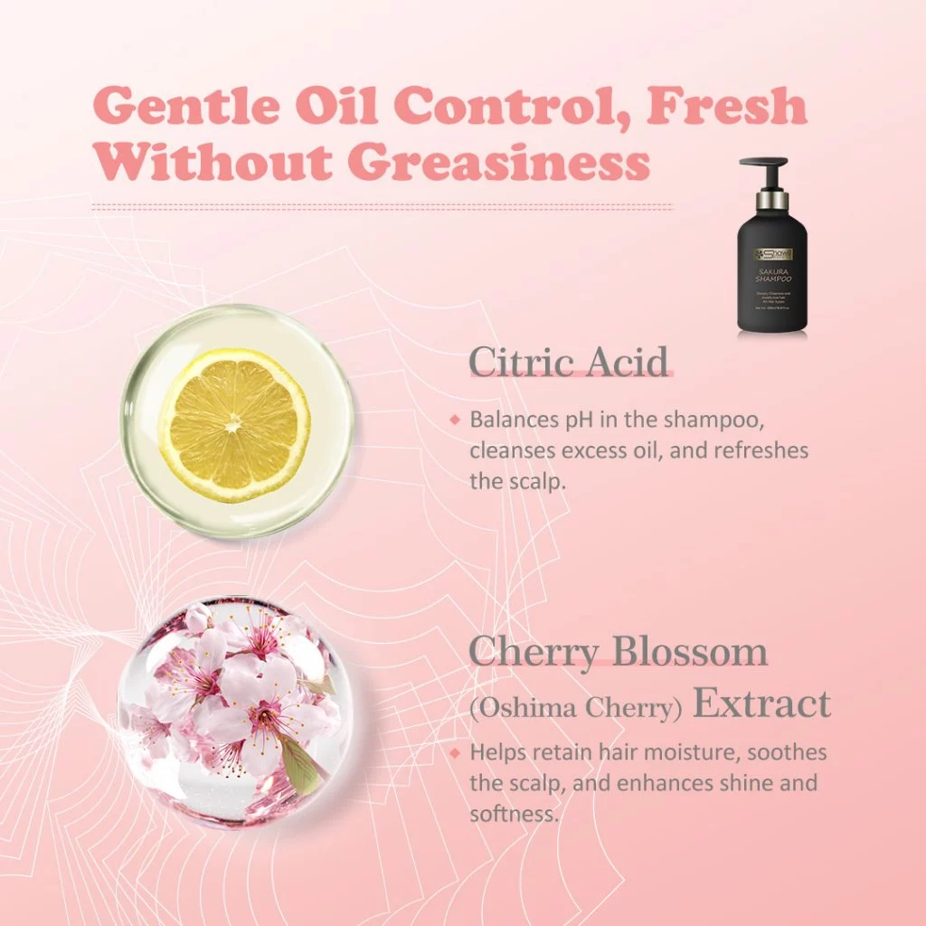 Shawill Sakura Shampoo Deeply Cleanses & Moisturizer - 500ml