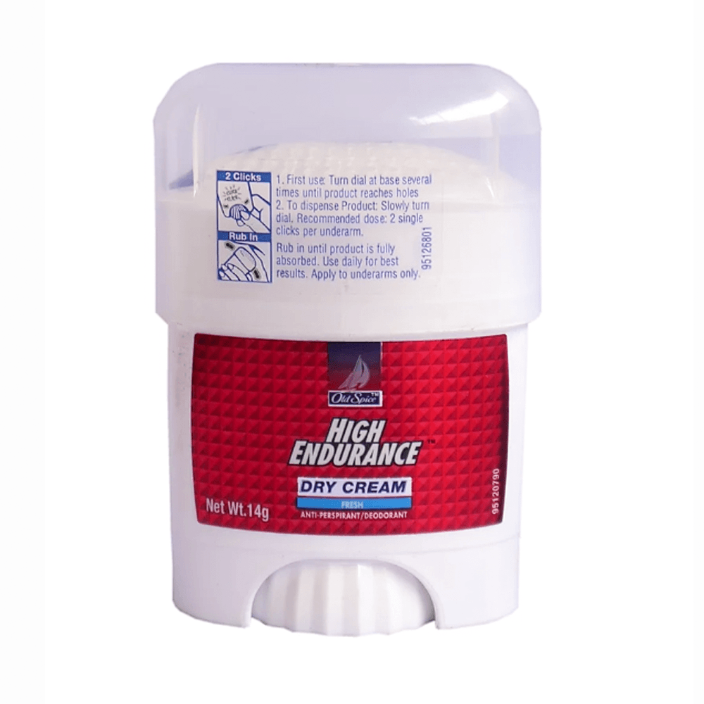 Old Spice High Endurance Dry Cream Fresh Deo - 14g