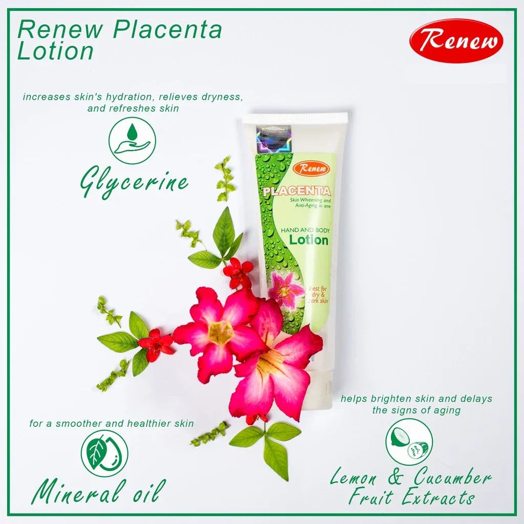 Renew Placenta Hand & Body Lotion - 120ml