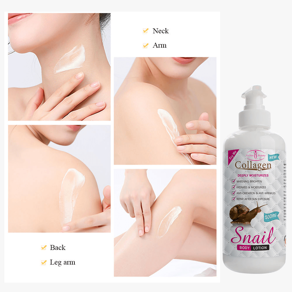 Aichun Beauty Collagen Snail Body Lotion - 500ml