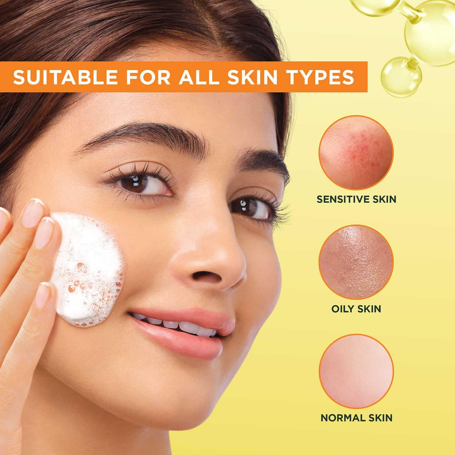 Garnier Bright Complete Vitamin C Serum Cleanser - 100ml