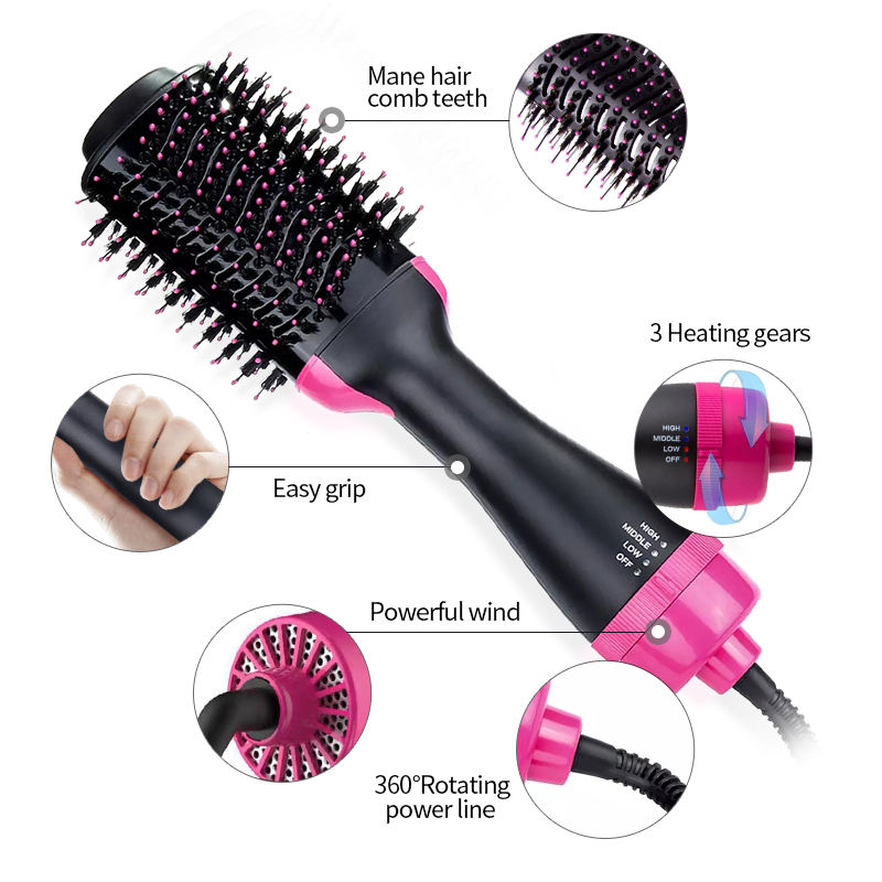 Multifunctional One Step Hair Dryer & Styler Brush - 5250