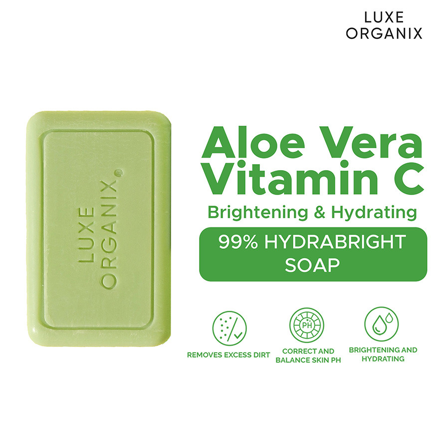 Luxe Organix Aloe Vera Vitamin C Natural Soap - 135g
