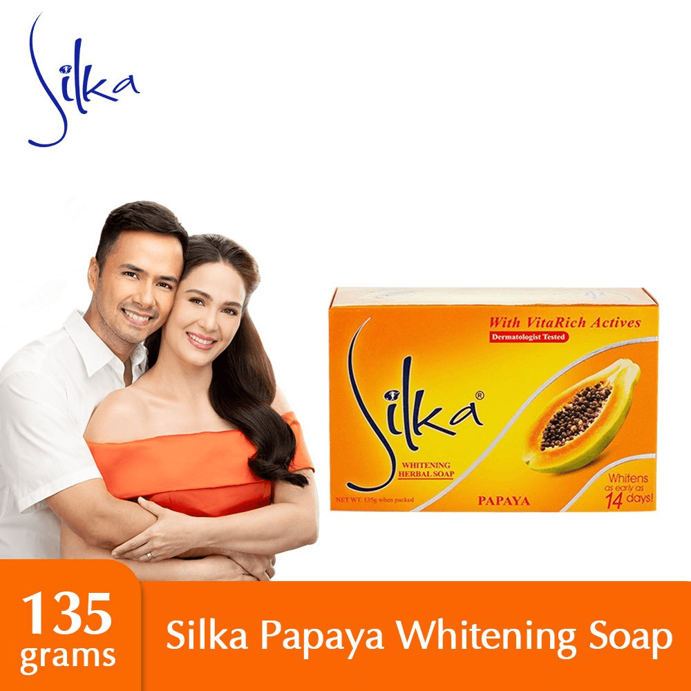 Silka Skin Whitening Soap Papaya 135gm